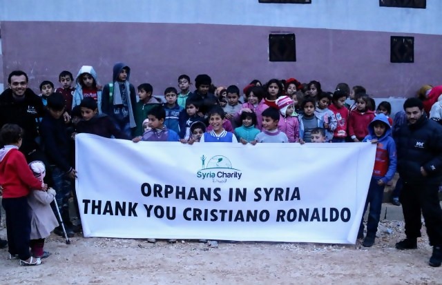 Anak Suriah Ucapkan Terima Kasih pada Ronaldo