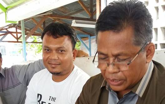 Rahmad Djailani bersama Walikota Banda Aceh HAminullah Usman