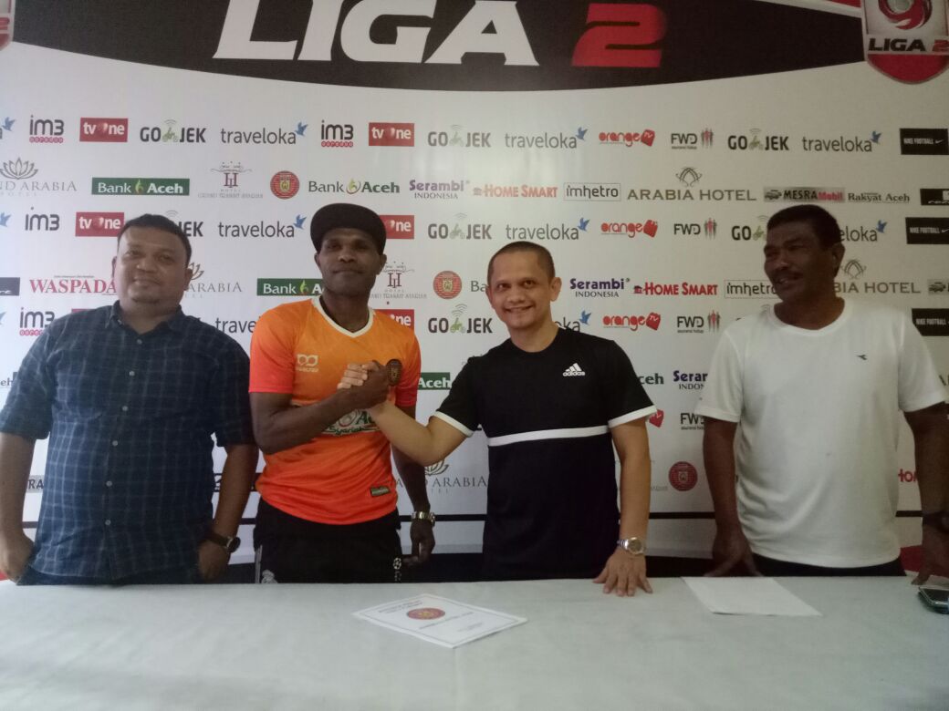 Yosua Pahabol, pemain luar Aceh pertama di Persiraja dalam dua musim terakhir