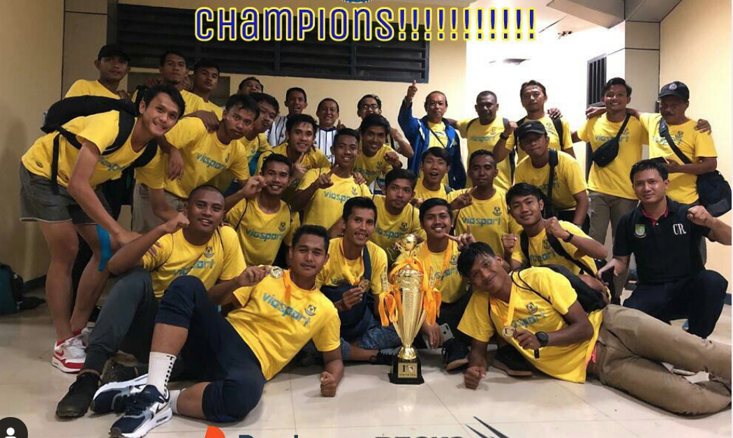 Skuat Persikota Tangerang merayakan juara | Photo Instagram