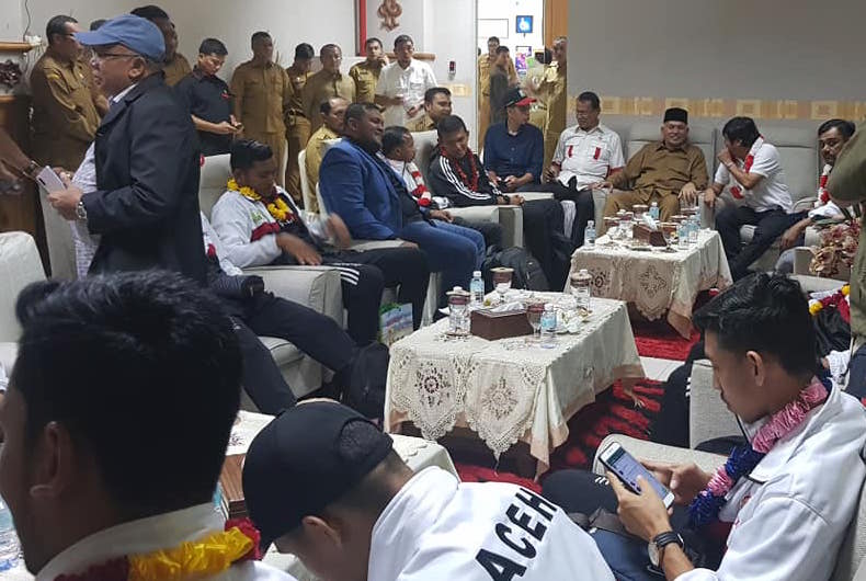 Sambutan untuk Tim Porwil Aceh